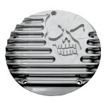 Derby cover covingtons harley davidson big twin 99 - 18 skull usin chr