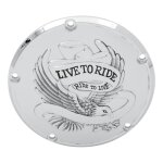 Derby cover drag specialties live to ride harley davidson big twin 99 -