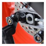 Diabolos de bras oscillant r&g racing noir sur platine aprilia rsv4 rr