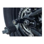 Diabolos de bras oscillant r&g racing noir sur platine kawasaki zx - 10r