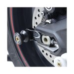Diabolos de bras oscillant r&g racing noir sur platine triumph daytona