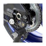 Diabolos de bras oscillant r&g racing noir sur platine yamaha yzf - r1 0
