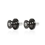Diabolo chaft 8mm pour bquille avec supports en v noir