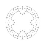 Disque de frein arri�re brembo serie oro rond fixe 68b407a3