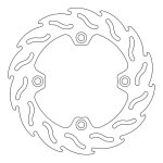 Disque de frein arrire fixe moto master flame  240 mm suzuki dr 65