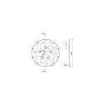 Disque de frein arri�re ng brake disc peugeot 50 / 125 speedfight 3 / 4