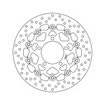 Disque de frein avant brembo serie oro rond flottant 78b40815