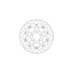 Disque de frein avant brembo serie oro rond flottant 78b40886