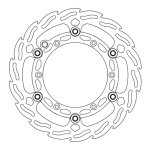 Disque de frein avant flottant noir moto - master � 260mm pour ktm 250