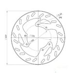 Disque de frein avant ng brake disc d. 260 - 614 Disque de frein avant ng brake disc d. 260 - 614