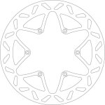 Disque de frein avant sbs 5013