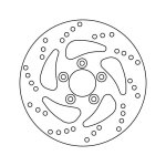 Disque de frein fixe trw msw500swl � 292 mm avant gauche harley david