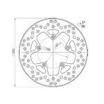 Disque de frein ng brake disc d. 220 avant droit cygnus 125 xc '06 - 10 Disque de frein ng brake disc d. 220 avant droit cygnus 125 xc '06 - 10