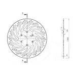 Disque de frein ng brake disk d. 300 avant xr7 08