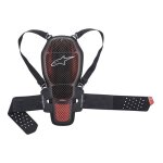 Dorsale alpinestars nucleon kr - 1 cell noir / rouge - xs