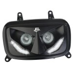 Double optique  booster '04  carbone avant leds blanc