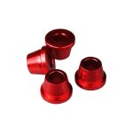 Douilles pontet de guidon scar honda cr 250r 99 - 07 rouge (4 pi�ces)