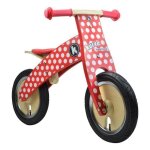 Draisienne kiddimoto kurve red dotty