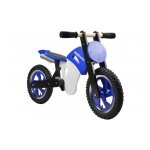 Draisienne moto kiddimoto scrambler bleu / noir / blanc