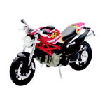 Ducati monster 796 n46 valentino rossi r�plica 1:12 newray rouge
