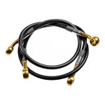 Durite d embrayage aviation carbone raccords or ducati 900 ss 91 - 94