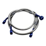 Durite d embrayage aviation inox raccords bleu ducati 900 ss 91 - 94