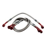 Durite d embrayage aviation inox raccords rouge ducati 900 ss 91 - 94
