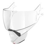Ecran casque shark evojet clair ar / ab + mentonni�re blanc