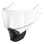 Ecran casque shark evojet clair ar / ab + mentonni�re noir