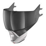 Ecran casque shark evojet fum� 50% ar / ab + mentonni�re argent mar