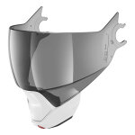 Ecran casque shark evojet fum� ar / ab + mentonni�re blanc