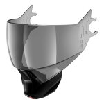 Ecran casque shark evojet fum� ar / ab + mentonni�re noir mat