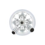 Embout d'chappement chrom double sortie peugeot 103