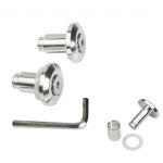 Embouts  enduro  argent