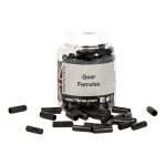 Embouts de frein marwi �5x10mm plastique noir (150 pi�ces)