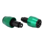 Embout de guidon avoc vert anodis pour kawasaki z900, z650