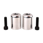 Embouts de guidon bike it chrom kawasaki zx - 7r 98 - 03