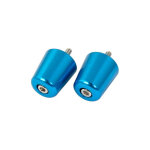 Embouts de guidon bleu pour guidon 22 mm fixation suzuki