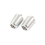 Embouts de guidon chrom pour guidon 22 mm fixation kawasaki