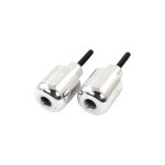 Embouts de guidon chrome fixation suzuki sv 650 / 1000