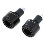 Embouts de guidon cnc racing boing noirs
