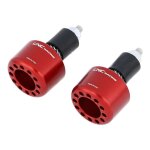 Embouts de guidon cnc racing boing rouges