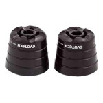 Embouts de guidon evotech noirs kawasaki z 1000 03 - 20