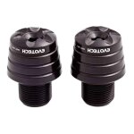 Embouts de guidon evotech noirs kawasaki zx - 6r 636 13 - 16