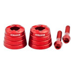 Embouts de guidon evotech rouges suzuki gsx - s 750 17 - 20