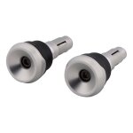 Embouts de guidon highsider akron - ls argent