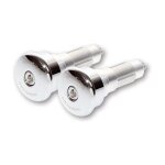 Embouts de guidon highsider curve chrom�s