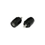 Embouts de guidon highsider yamaha m6 noirs