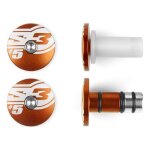 Embouts de guidons orange s3 end 5 � 14mm