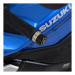 Embouts de guidon r&g racing inox / noir suzuki gsx - s 1000 21 - 23
